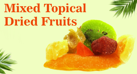 Mixed tropical dried fruits