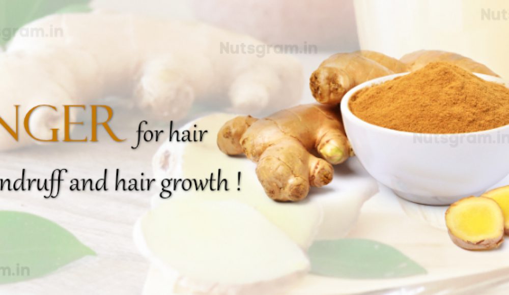 Ginger for hair loss, dandruff and hair growth !